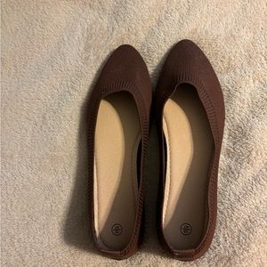 Babudog womens flats size 10. Brown